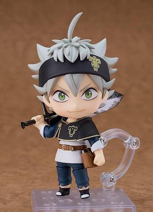 Подвижная фигурка статуэтка нендороид 2659 nendoroid аста из аниме чёрный клевер