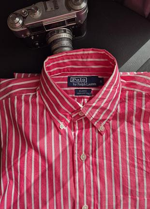 Мужская рубашка в полоску polo by ralph lauren