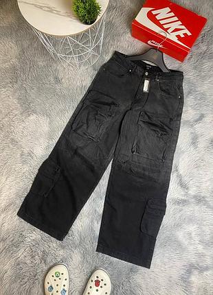 Продам мужские карго брюки boohoo streetwear zara широкие baggy big skate джинсы sk8 boy