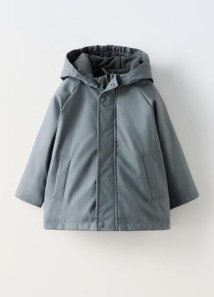 Куртка, дощовик на флісі zara