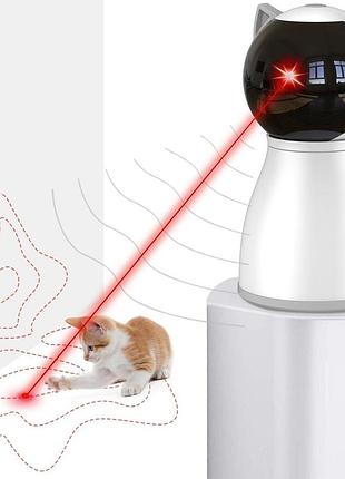 Іграшка для кішок petiepaw з реальною випадковою траєкторією, активована рухом, автоматична, лазерна іграшка для кішок