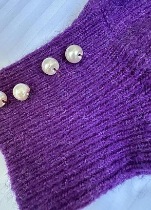 Пуловер pepercorn puff sleeve 3