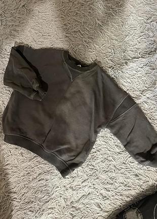 Стильний світшот zara , оверсайз