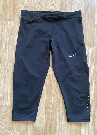 Жіночі спортивні шорти капрі/легінси nike dri-fit