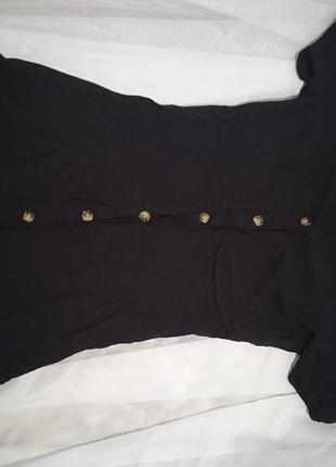 Короткое черное платье h&amp;m 10