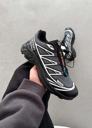 Кросівки чоловічі salomon xt-6 lab soft ground black