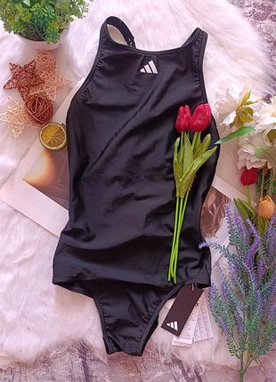 Купальник слитный женский adidas solid tape suit 🖤