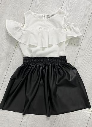 Чорна спідниця h&m