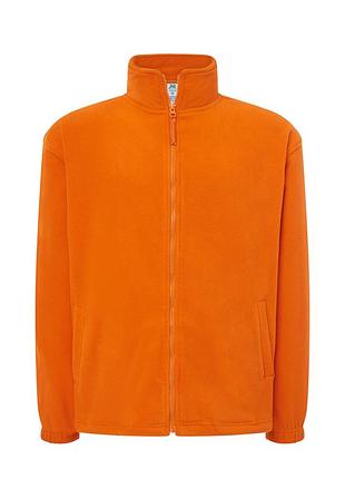 Чоловіча флісова кофта jhk man polar fleece помаранчева, xxxl