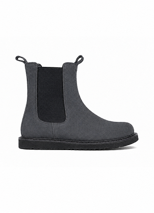Челси женские байка анатомические натуральный замш графит цвет