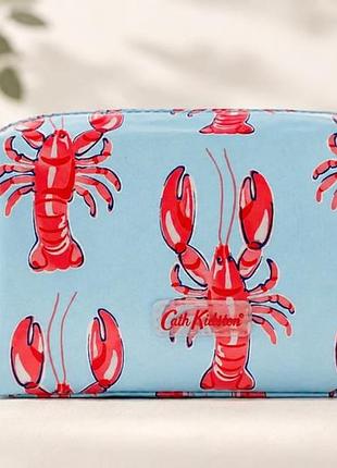 Cath kidston косметичка з лобстерами 🦞 оригінал 15*9*8 см
