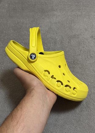 Crocs baya clog lemon m6 w8 eur 38-39 сабо оригінал шльопанці