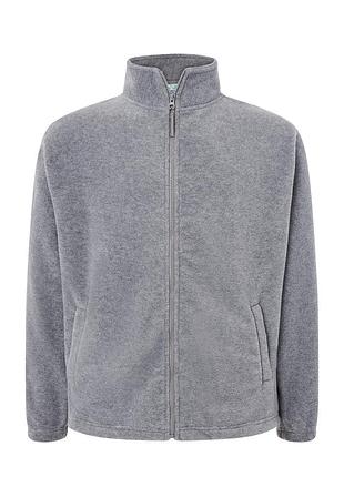Чоловіча флісова кофта jhk man polar fleece сіра, xxxl