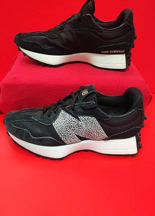 Кросівки new balance 327 bleck leopard