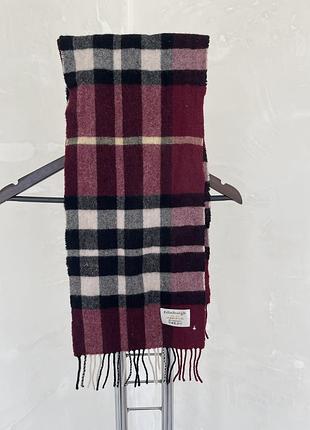 Вовняний шарф edinburgh lambswool із дефектами