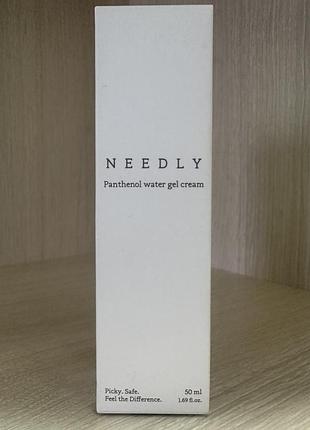 Заспокійливий крем-гель з пантенолом needly panthenol water gel cream (50 мл)