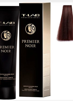 Крем-фарба t-lab professional premier noir colouring cream 5.26 light extra iridescent red brown 100 мл