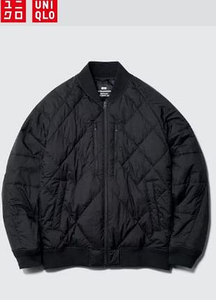 Пуховик-бомбер uniqlo коллаборація з white mountaineering