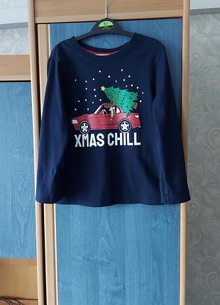 Тонкий лонгслив, футболка, 3-6 лет, 110-116 см, h&amp;m