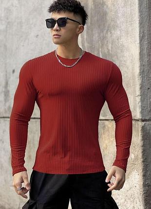 Лонгслив мужской gym ecet красный 2xl