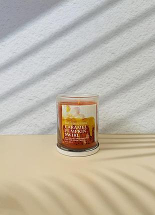 Свічка caramel pumpkin swirl bath and body works