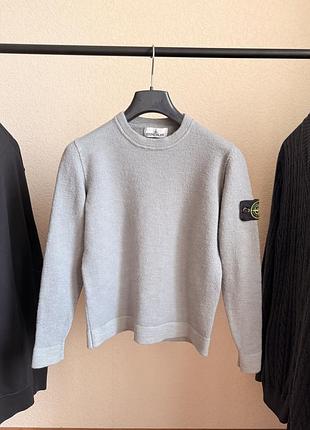 Свитер stone island wool sweater crewneck