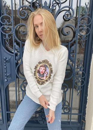 Кофта, свитер женский с аппликацией x&y l/xl