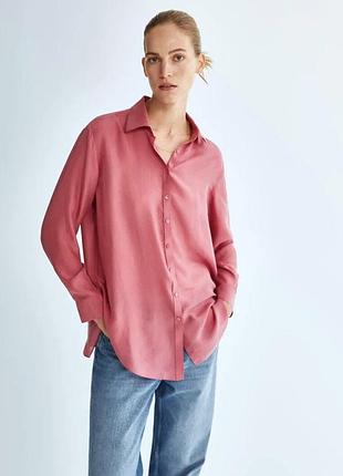 Massimo dutti жіноча шовкова блуза сорочка з 100% шовк оригінал р. м