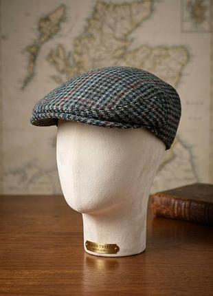 Винтажная кепка st. andrews made in scotland, шерсть и кашемир, l