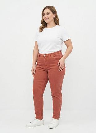 Джинсы happy pink 1782 терракотовые женские