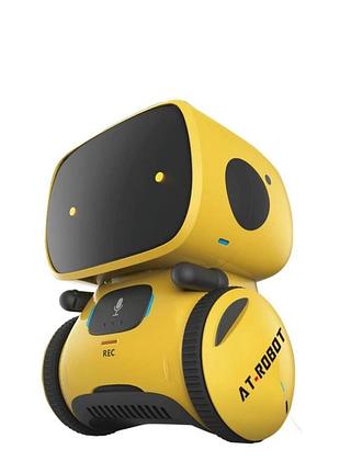 6️⃣2️⃣0️⃣грн інтерактивний робот з голосовим управлінням - at-robot (жовтий, озвуч.укр.)