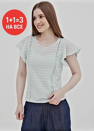 Світло блакитна блуза