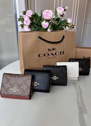 Гаманець coach corner zip