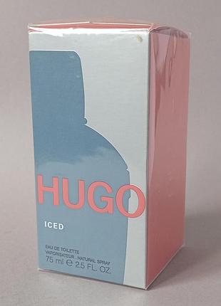Hugo boss hugo iced 75 мл для мужчин (оригинал)
