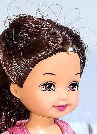 Вінтажна міні-лялька келлі (сестричка барбі) з індійської серії barbie in india kelly