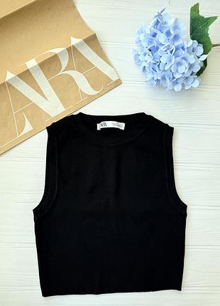 Топ жіночий чорний zara
