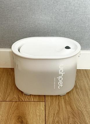 Uahpet glow wireless pet fountain поїлка-фонтан для котів 2 л