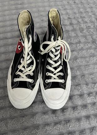 Кросівки comme des garçons play × converse
