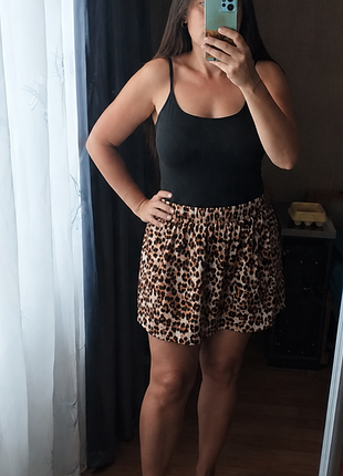 Юбка animal print, розмір l-xl
