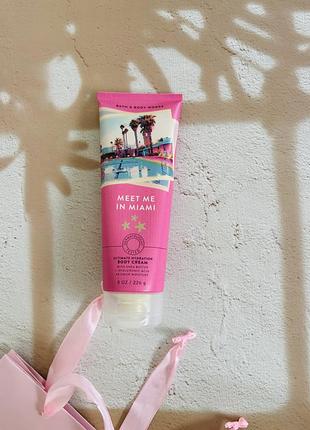 Крем для тіла meet me in miami bath and body works
