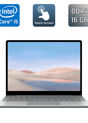 Нетбук б-класс microsoft surface laptop go / 12.4" (1536x1024) ips touch / intel core i5-1035g1 (4 (8) ядра по 1.0 - 3.6 ghz) / 16