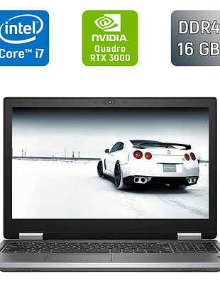 Мобильная рабочая станция б-класс dell precision 7540 / 15.6" (1920x1080) ips / intel core i7-9750h (6 (12) ядер по 2.6 - 4.5 ghz)
