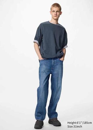 Широкі джинси uniqlo унісекс