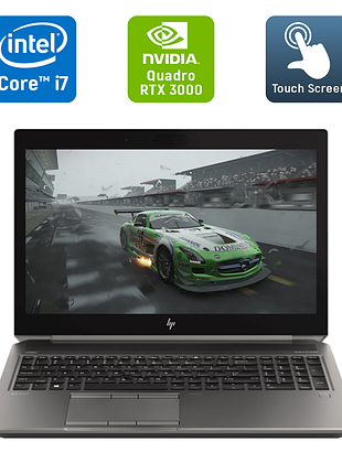 Мобільна робоча станція б-клас hp zbook 15 g6 / 15.6" (3840x2160) ips touch / intel core i7-9850h (6 (12) ядер по 2.6 - 4.6 ghz) /