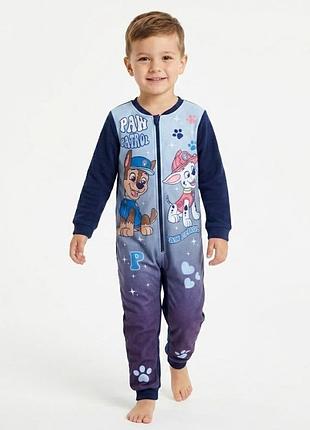 Піжама кігурумі для хлопчика paw patrol тонкий фліс kaufland bs001634