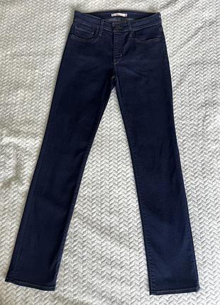 Жіночі базові джинси levi's 712 slim (w28 l30) оригінал стрейч