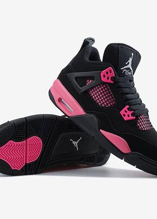 Кроссовки jordan 4 retro neon pink арт 2070