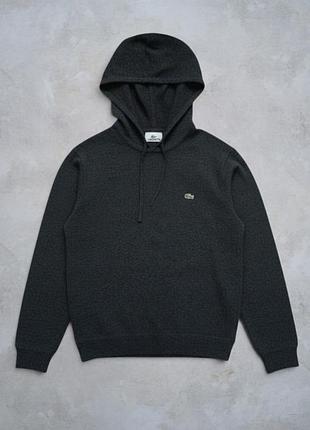 Шерстяной худи кофта lacoste × calvin klein