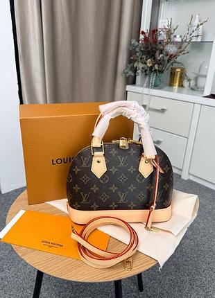Женская сумка премиум alma bb monogram canvas