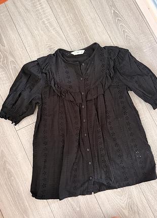 Блуза з прошви 100%котон l - xl